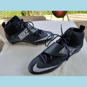 NWT Nike Strike Pro Cleats Size 14 Black white